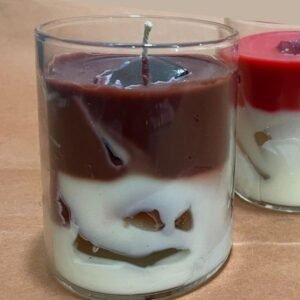 Vanilla Cream Glass Cup Candle