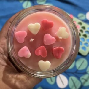 Sunset Amber Glass Candle